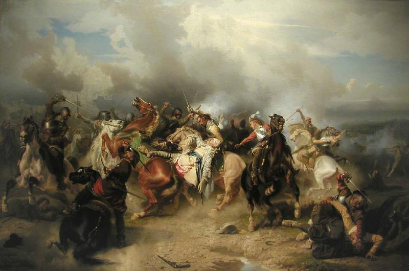 Carl Wimar Battle of Lutzen oil painting picture